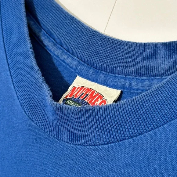 Vintage 1994 New York Giants NFL Nutmeg Blue T-Shirt Size XL USA Single Stitch - Picture 8 of 12